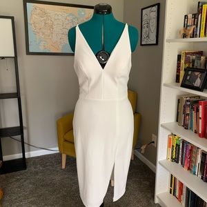 White BHLDN sheath dress. NWOT
